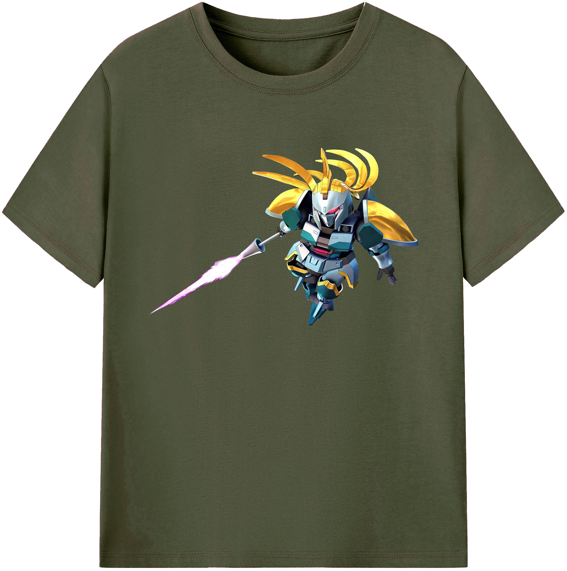 （画像用） 機動戦士ガンダム Mobile Suit Gundam 綿100％ メンズ半袖Tシャツ｜肌触りやわらか＆通気性